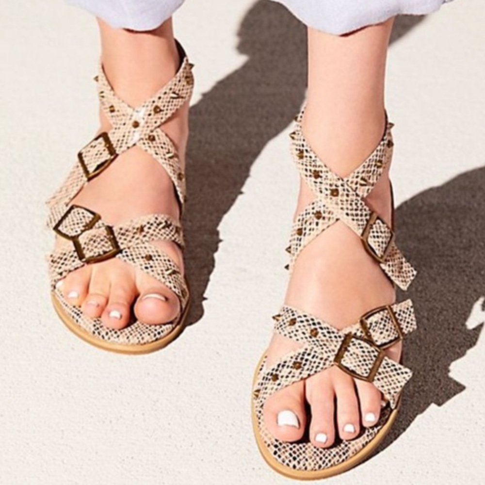Matisse Snakeskin Sandals